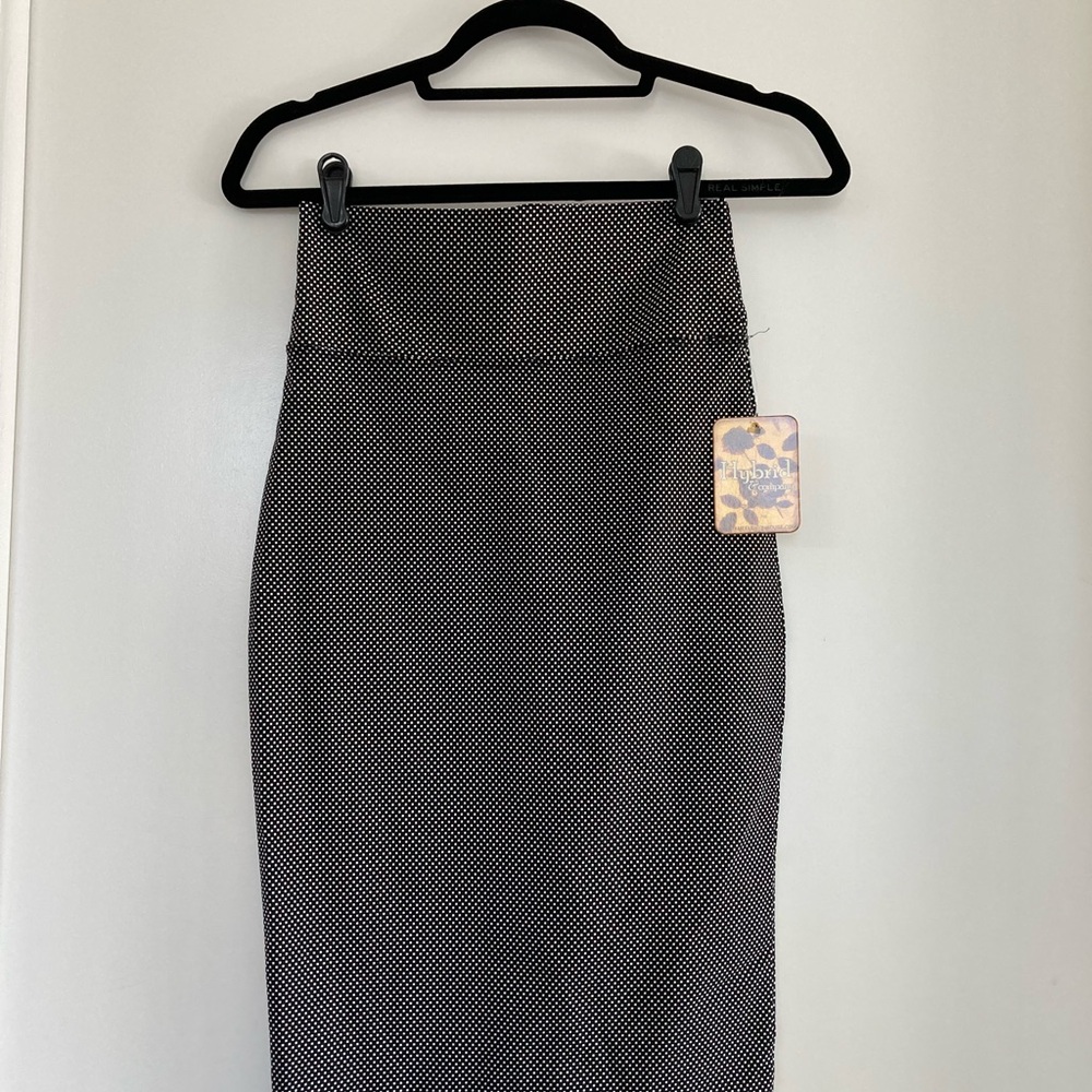 Gray Midi Pencil Skirt